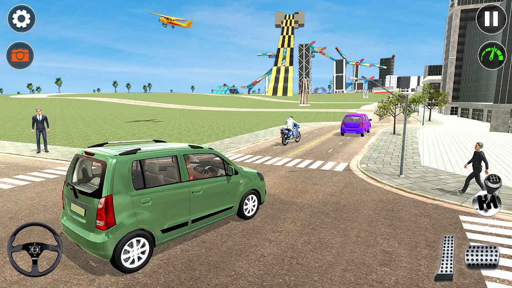 Indian Car Simulator: Car Game (Индийский автомобильный симулятор)  [МОД Unlocked] Screenshot 3