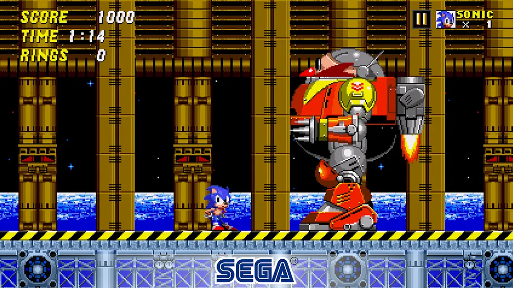 Sonic The Hedgehog 2 Classic (Соник Зе Хеджхог 2 Классик)  [МОД Много денег] Screenshot 2