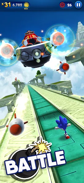 Sonic Dash - Endless Running (Соник Дэш)  [МОД Бесконечные деньги] Screenshot 3