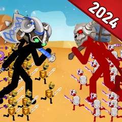 Взлом Stick Dynasty (Стритмен Баттл Уор)  [МОД Бесконечные деньги] - последняя версия apk на Андроид