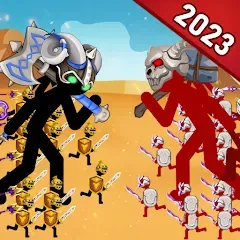 Взлом Stickman Battle 2: Empires War (Стикмен Битва 2)  [МОД Меню] - полная версия apk на Андроид