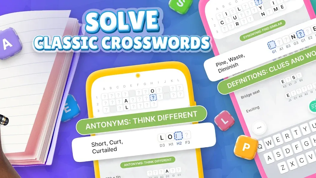 Acrostics－Cross Word Puzzles  [МОД Mega Pack] Screenshot 2