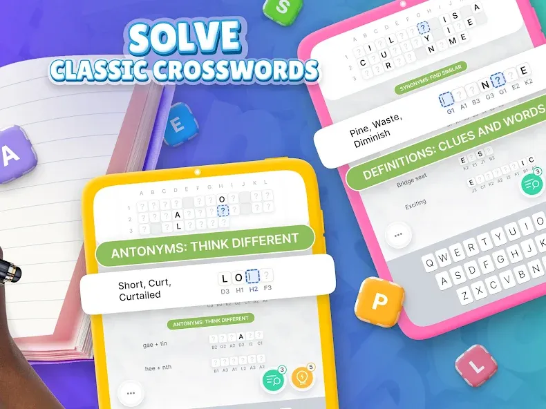 Acrostics－Cross Word Puzzles  [МОД Mega Pack] Screenshot 5