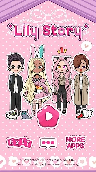 Lily Story : Dress Up Game  [МОД Меню] Screenshot 1