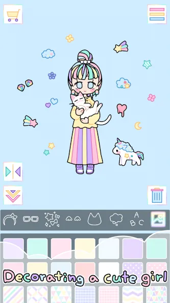 Pastel Girl : Dress Up Game  [МОД Unlocked] Screenshot 2