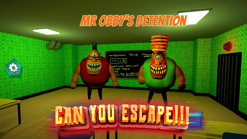 Mr Obby's Detention  [МОД Menu] Screenshot 1