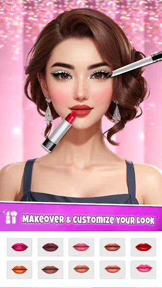 Fashion Artist: Makeup Game  [МОД Много денег] Screenshot 1