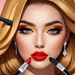 Взломанная Fashion Artist: Makeup Game  [МОД Много денег] - стабильная версия apk на Андроид