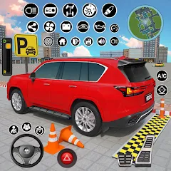 Скачать взломанную Real Car Parking : Prado Games  [МОД Unlocked] - полная версия apk на Андроид