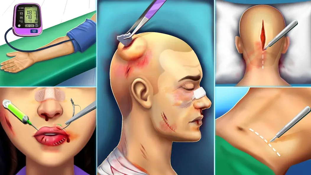 Surgery Simulator Doctor Game  [МОД Все открыто] Screenshot 4