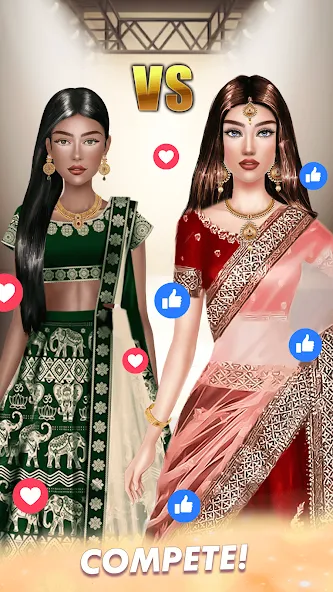 Makeup, Fashion Dress up Games  [МОД Меню] Screenshot 2