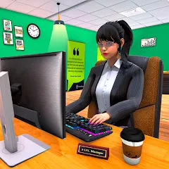 Скачать взломанную Virtual HR Manager Job Games  [МОД Много денег] - стабильная версия apk на Андроид