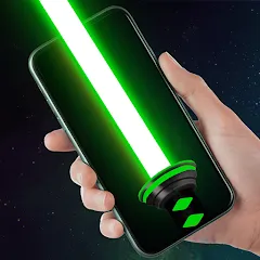 Скачать взломанную Lightsaber Gun Simulator  [МОД Много монет] - последняя версия apk на Андроид