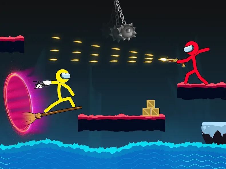 Stick-man Fighting Games  [МОД Mega Pack] Screenshot 2