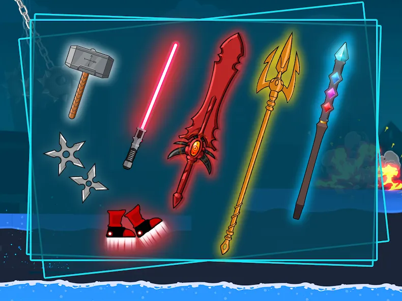 Stick-man Fighting Games  [МОД Mega Pack] Screenshot 3