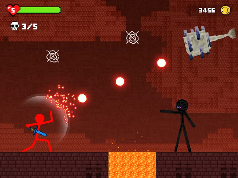 Stick-man Battle - Craft World  [МОД Unlocked] Screenshot 3