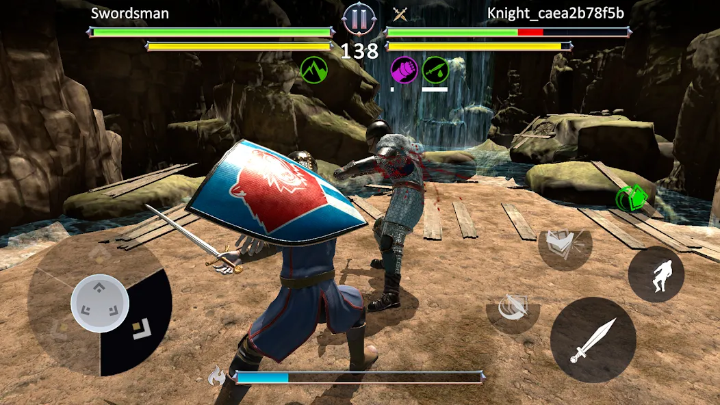 Knights Fight 2: New Blood (На русский язык это будет Найтс Файт 2)  [МОД Бесконечные монеты] Screenshot 1