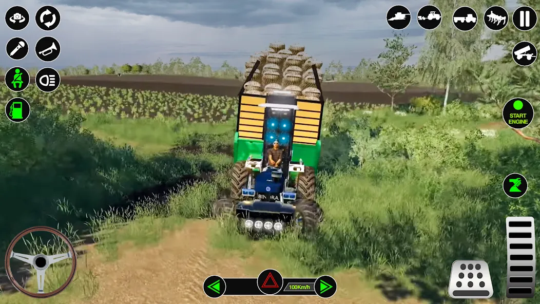 Farming Tractor Simulator Game  [МОД Меню] Screenshot 4