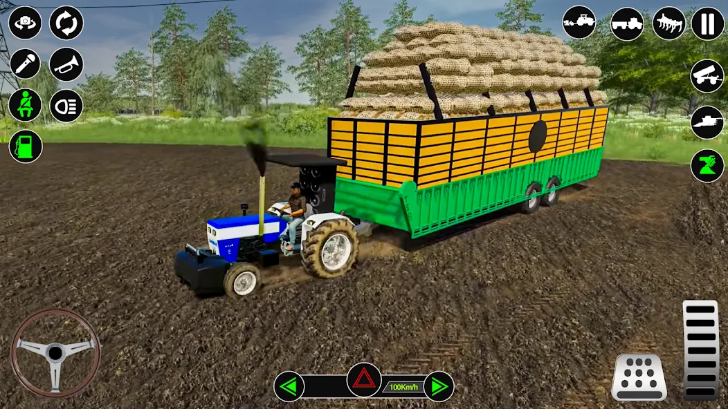 Farming Tractor Simulator Game  [МОД Меню] Screenshot 5