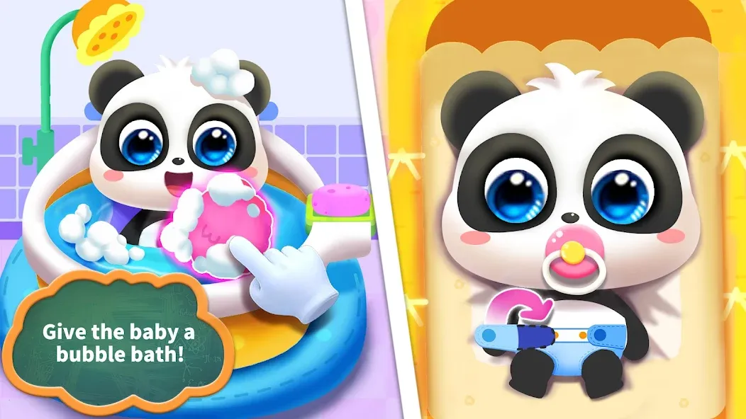 Baby Panda Care  [МОД Бесконечные монеты] Screenshot 1