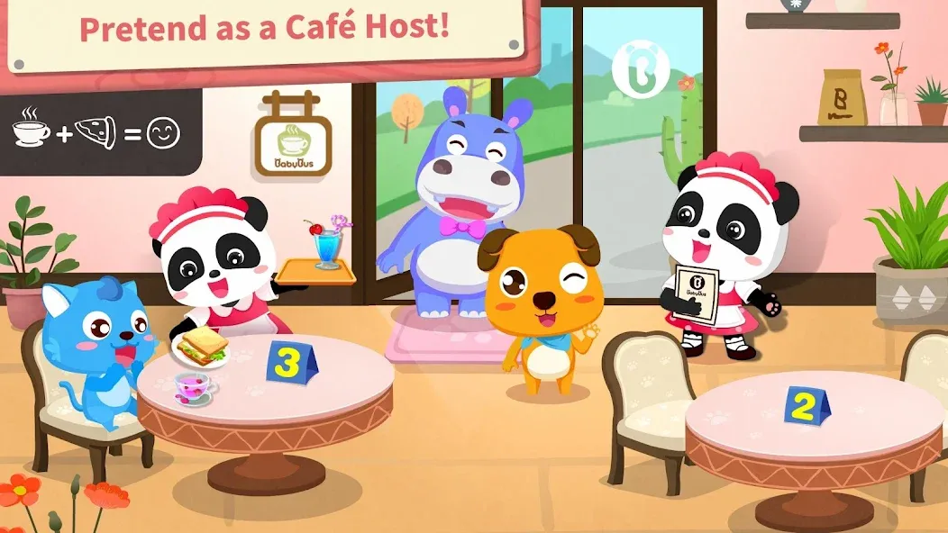 Baby Panda’s Summer: Café  [МОД Бесконечные деньги] Screenshot 4