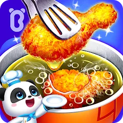 Взломанная Little Panda's Space Kitchen  [МОД Бесконечные монеты] - стабильная версия apk на Андроид