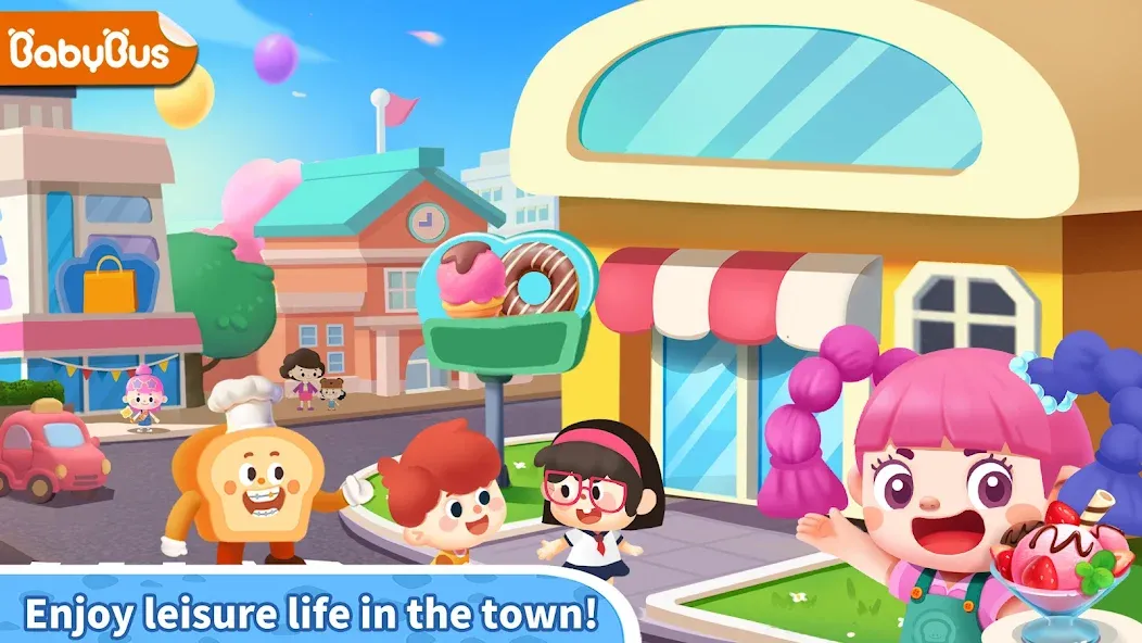 Little Panda's Town: Street  [МОД Много денег] Screenshot 1