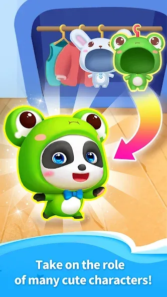 Talking Baby Panda-Virtual Pet  [МОД Все открыто] Screenshot 2