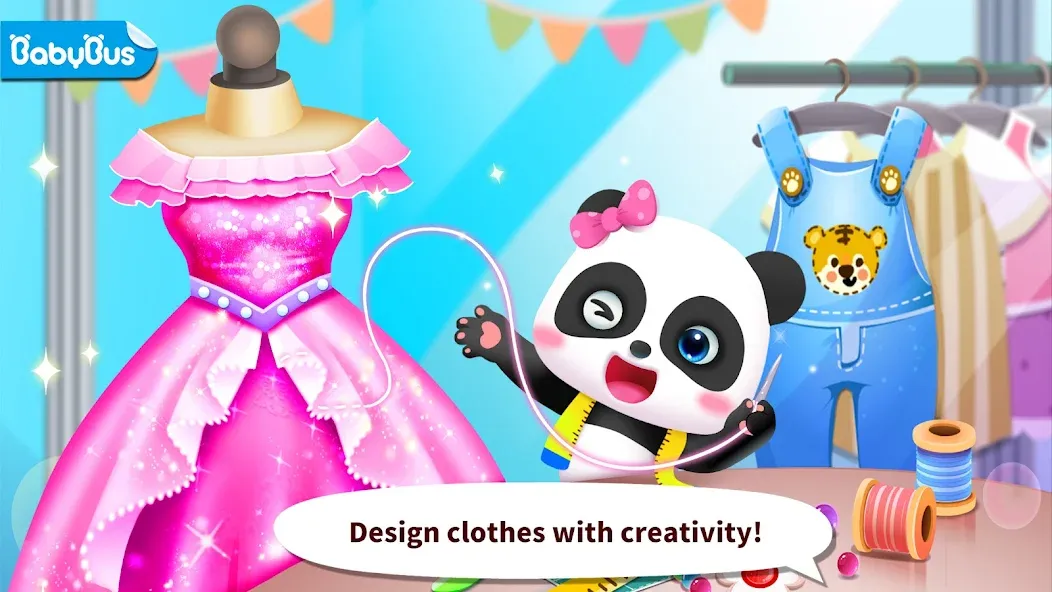 Baby Panda's Fashion Dress Up  [МОД Много денег] Screenshot 2