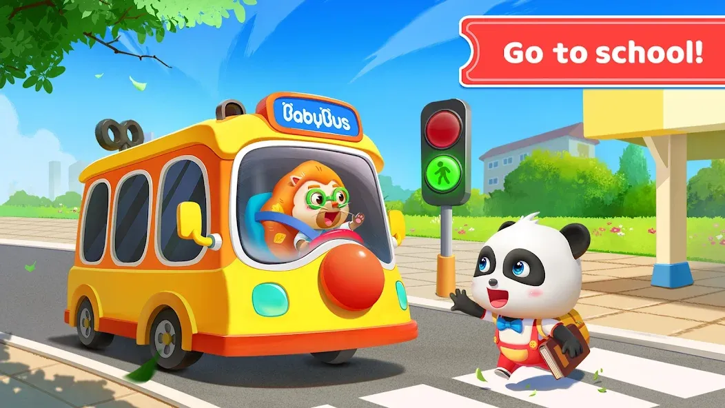 Baby Panda's School Bus  [МОД Menu] Screenshot 4