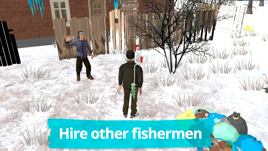 Fishing in the Winter. Lakes.  [МОД Много денег] Screenshot 3