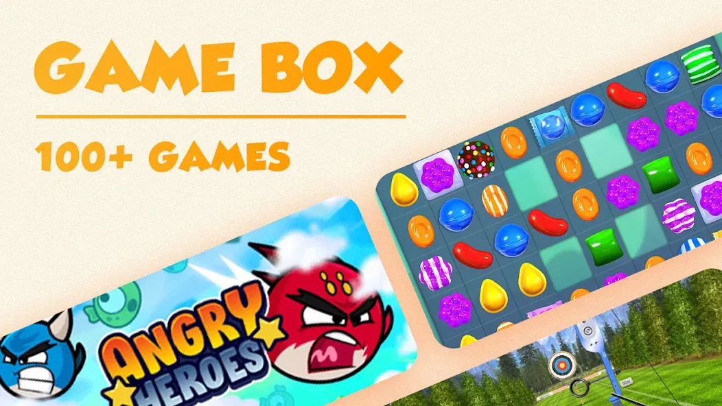 Game Box - 100+ Games (Гейм Бокс)  [МОД Меню] Screenshot 1