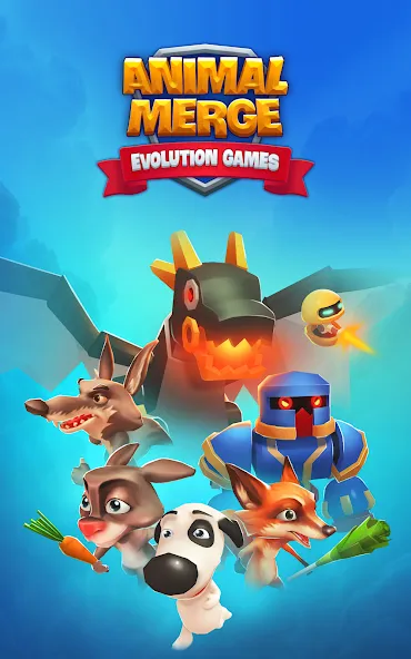 Animal Merge - Evolution Games (Анимал Мерж)  [МОД Бесконечные монеты] Screenshot 1