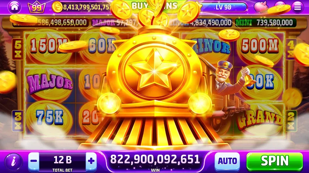 Golden Casino - Slots Games (Голден Казино)  [МОД Много монет] Screenshot 3