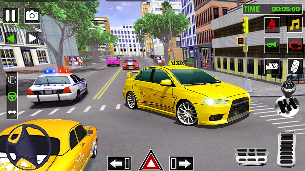 City Taxi Games-Taxi Car Games (Сити Такси Игры)  [МОД Много денег] Screenshot 1