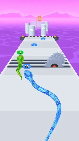 Snake Run Race・3D Running Game (Снейк Ран Рейс)  [МОД Unlimited Money] Screenshot 3