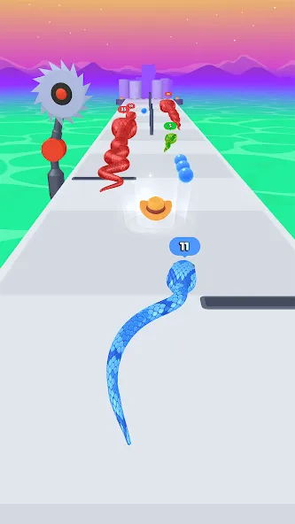 Snake Run Race・3D Running Game (Снейк Ран Рейс)  [МОД Unlimited Money] Screenshot 4