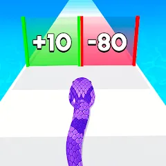 Скачать взломанную Snake Run Race・3D Running Game (Снейк Ран Рейс)  [МОД Unlimited Money] - полная версия apk на Андроид