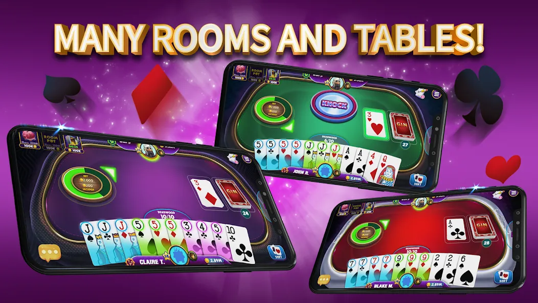 Gin Rummy Elite: Online Game (Джин Рамми)  [МОД Много денег] Screenshot 3