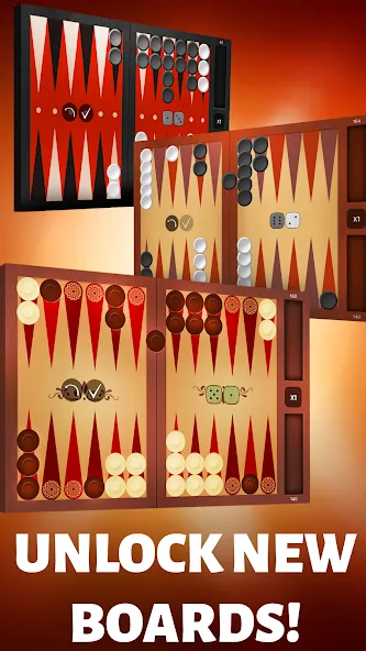 Backgammon Offline  [МОД Бесконечные деньги] Screenshot 1