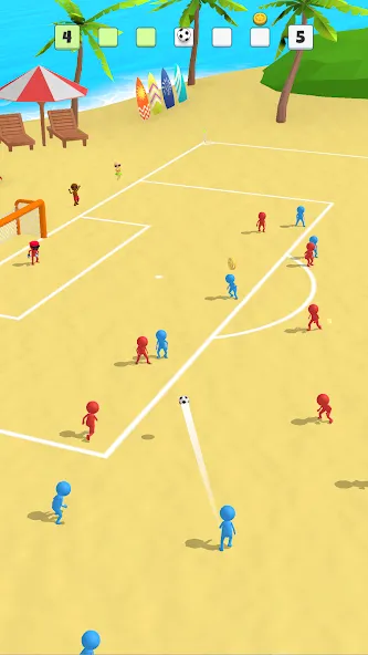 Super Goal: Fun Soccer Game (Супер Гол)  [МОД Много денег] Screenshot 2