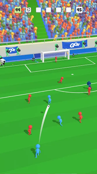 Super Goal: Fun Soccer Game (Супер Гол)  [МОД Много денег] Screenshot 4