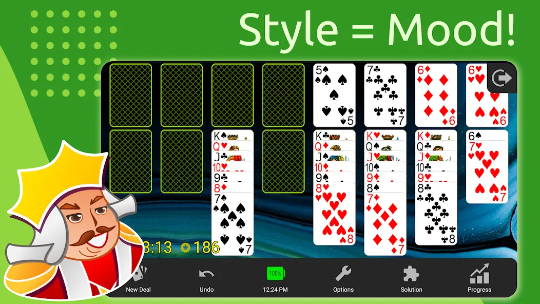 FreeCell  [МОД Unlimited Money] Screenshot 5