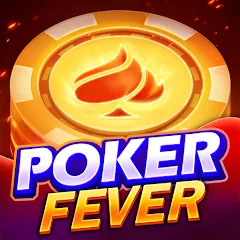 Взломанная Poker Fever - Win your Fame (Покер Клаш)  [МОД Mega Pack] - последняя версия apk на Андроид