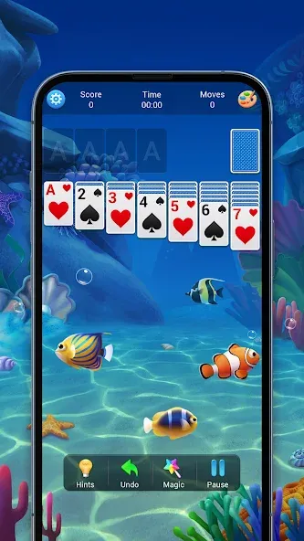 Solitaire, Klondike Card Games  [МОД Unlimited Money] Screenshot 1