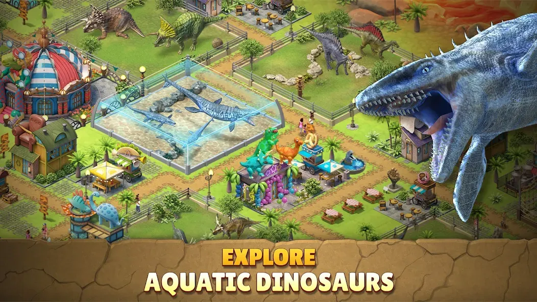 Jurassic Dinosaur: Dino Game (Динозавры юрского периода)  [МОД Много денег] Screenshot 3