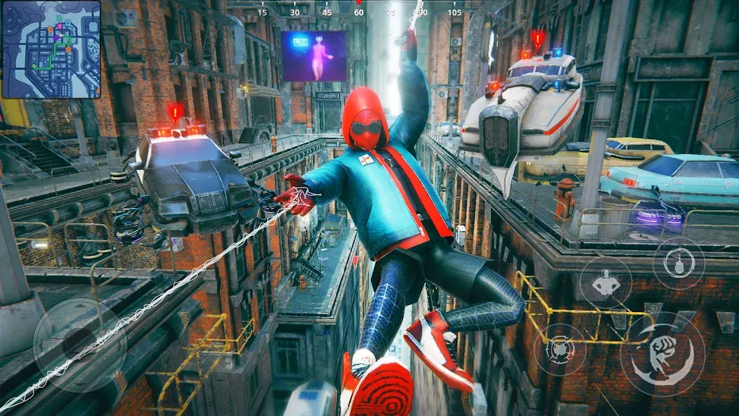 Super city Hero:Spider Game (Супер город Герой)  [МОД Бесконечные деньги] Screenshot 4