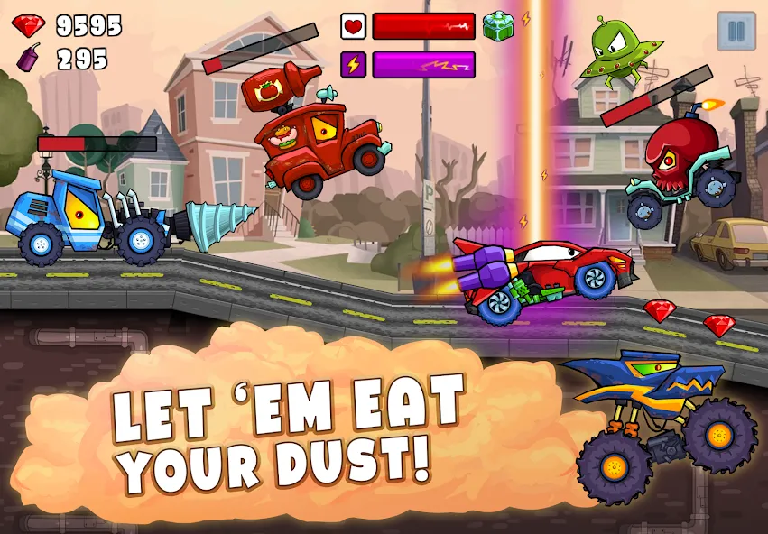 Car Eats Car 2 - Racing Game (Кар Еатс Кар 2)  [МОД Бесконечные деньги] Screenshot 3