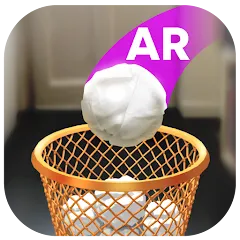 Взломанная Paper Bin AR (Папер Бин)  [МОД Mega Pack] - полная версия apk на Андроид