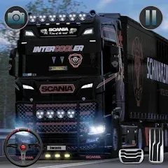 Взлом Euro Cargo Truck Simulator 3D  [МОД Mega Pack] - последняя версия apk на Андроид